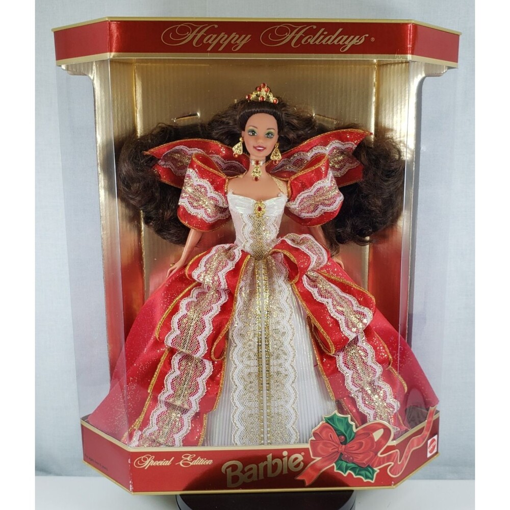 Vintage Special Edition 1997 Happy Holidays Barbie 10th Anniversary #17832